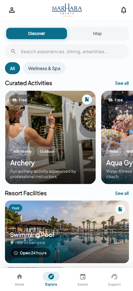 My Stay hotel directory and activities